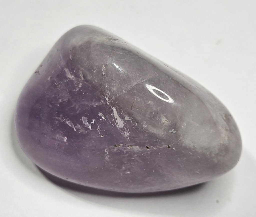 LARGE 68.40 gram Amethyst Tumble Stone - 4