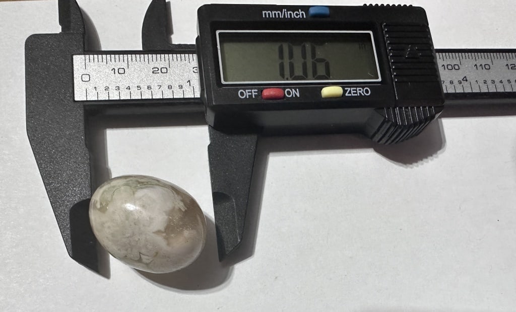 14 gram Flower Agate Tumbled Stone - 3