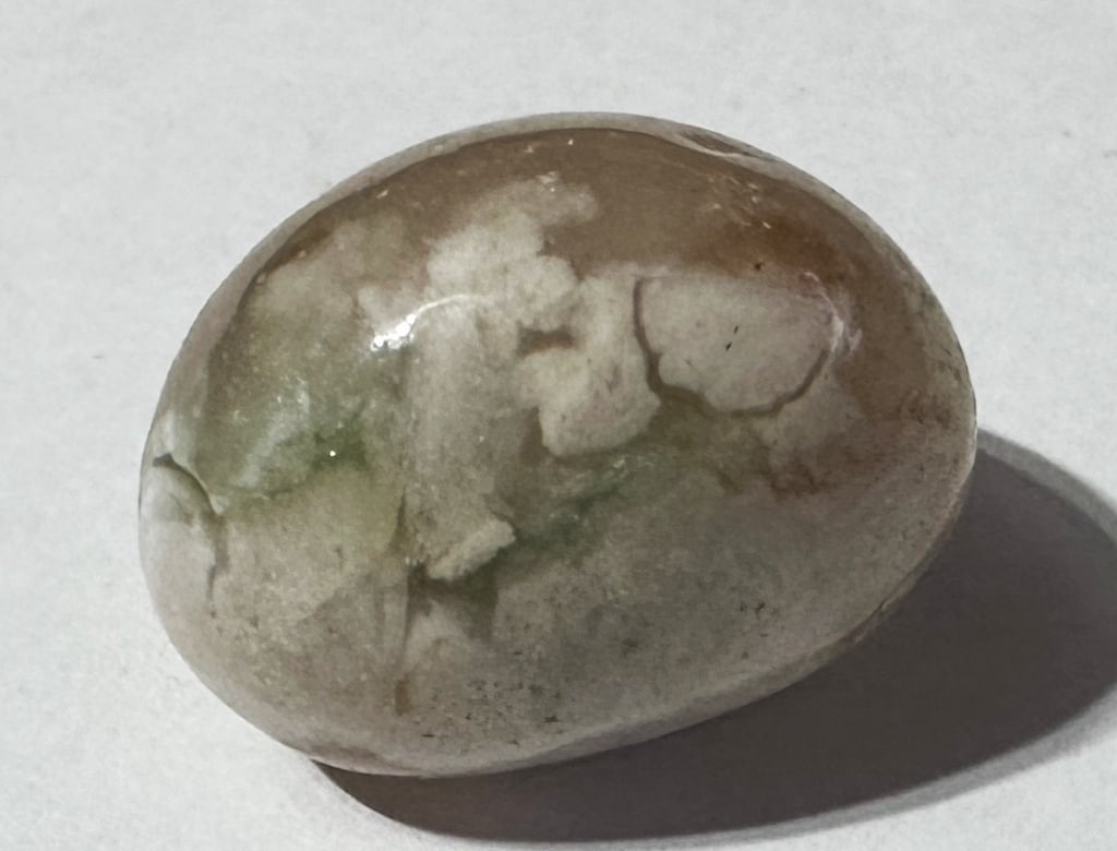 14 gram Flower Agate Tumbled Stone - 4