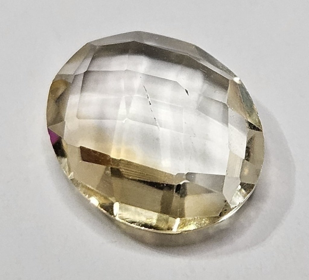 2.35 ct. Natural Citrine Gemstone: Item is the exact item in the image- Bidder is responsible for all value and grade determination -