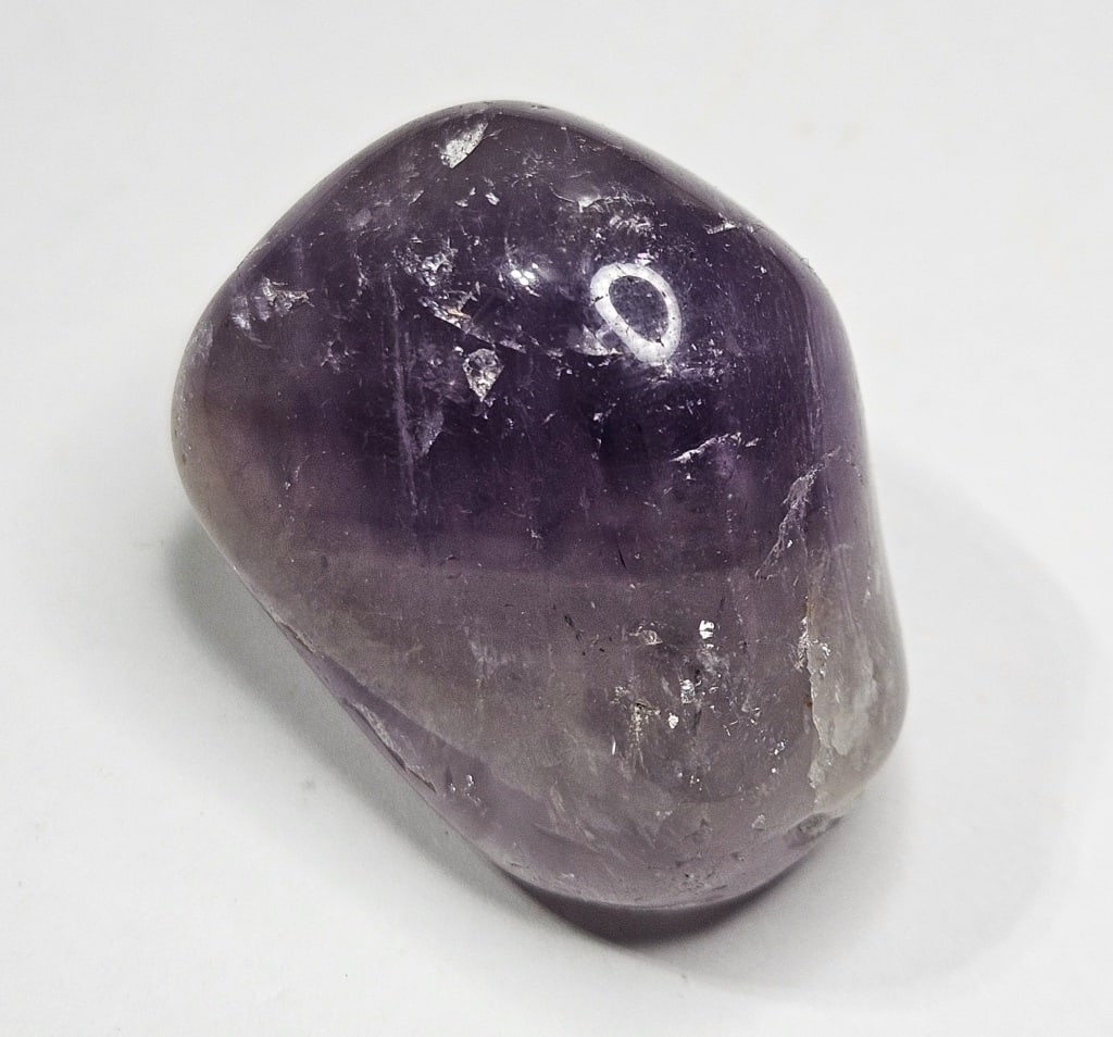 37.12 gram Natural Amethyst Tumbled Stone (1 of 4)