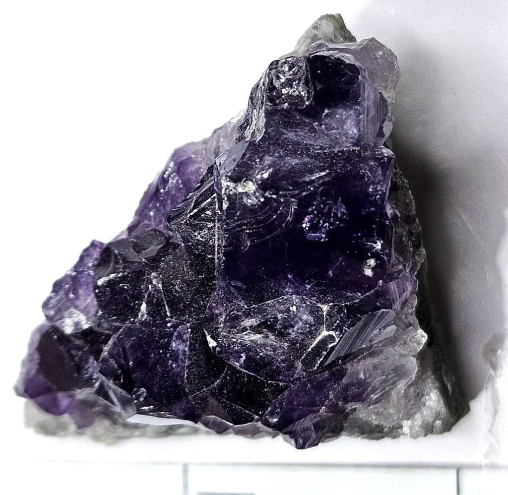54.45 gram Natural Amethyst Geode Cluster: Item is the exact item in the image - Bidder is responsible for all value and grade determination - Please review all terms prior to placing any bids - Allbidsareanagreementtoallterms-Noexceptions -