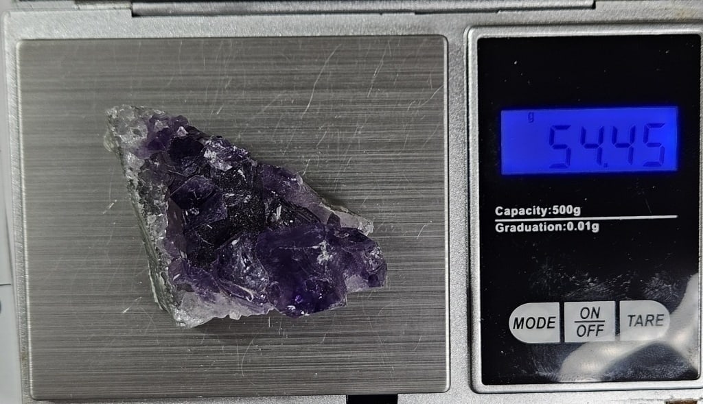 54.45 gram Natural Amethyst Geode Cluster - 4