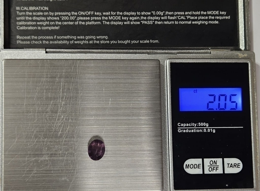 2.05 Natural Garnet Gemstone - 3