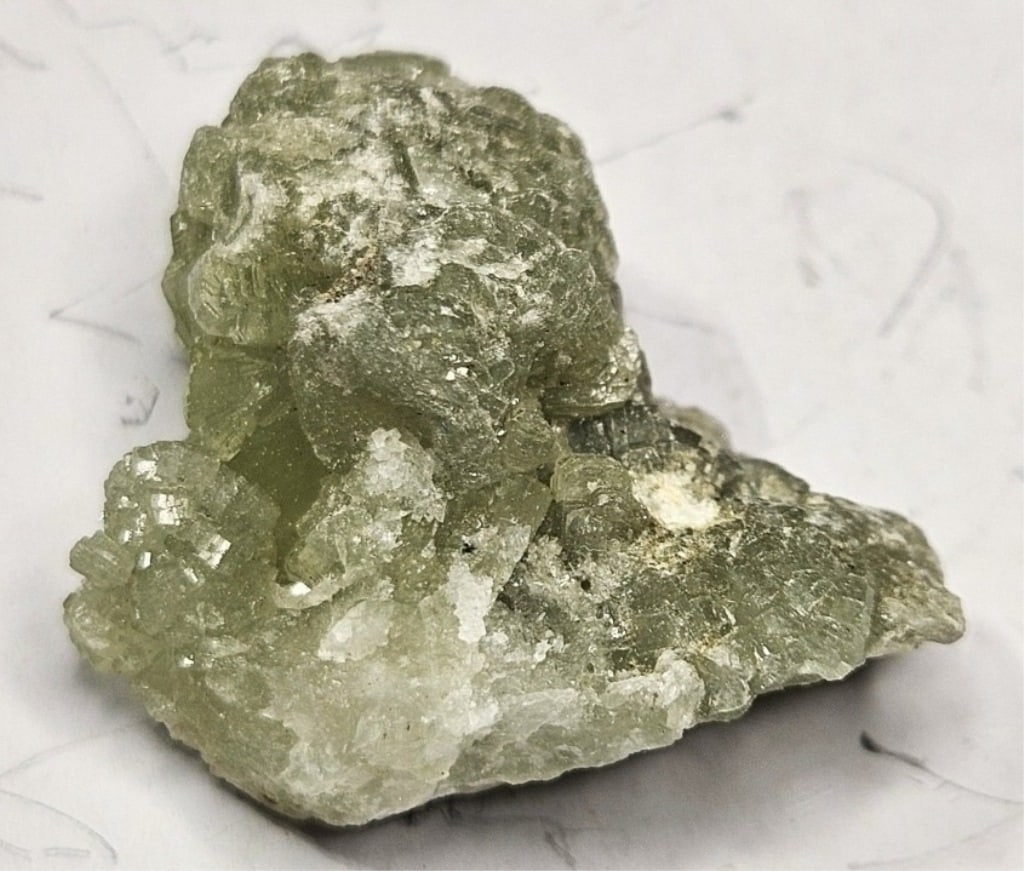 9.78 gram Natural Hi-grade Prehnite Cluster: Item is the exact item in the image - Bidder is responsible for all value and grade determination -