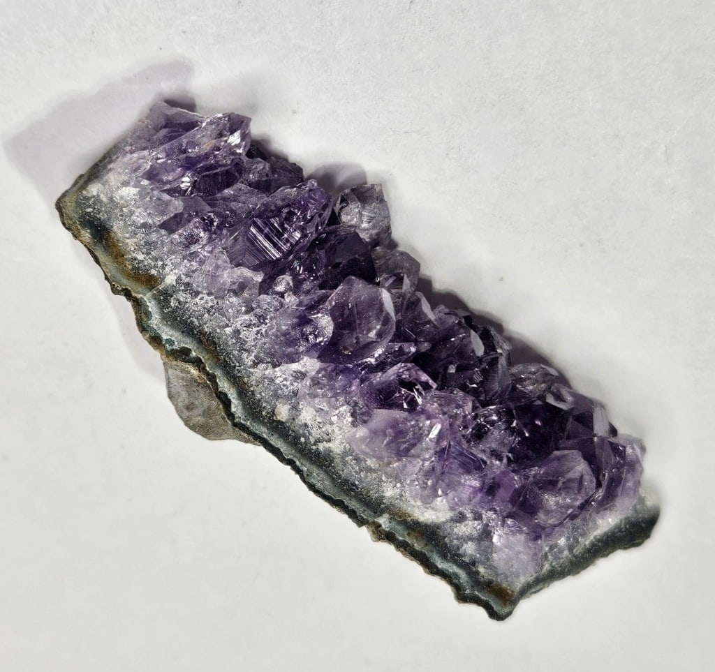 38.54 gram Natural Uruguay Amethyst Geode: Item is the item in the image - Bidder is responsible for all value and grade determination - Please review all terms and conditions prior to placing any bids- All bids are an agreementtoallterms-