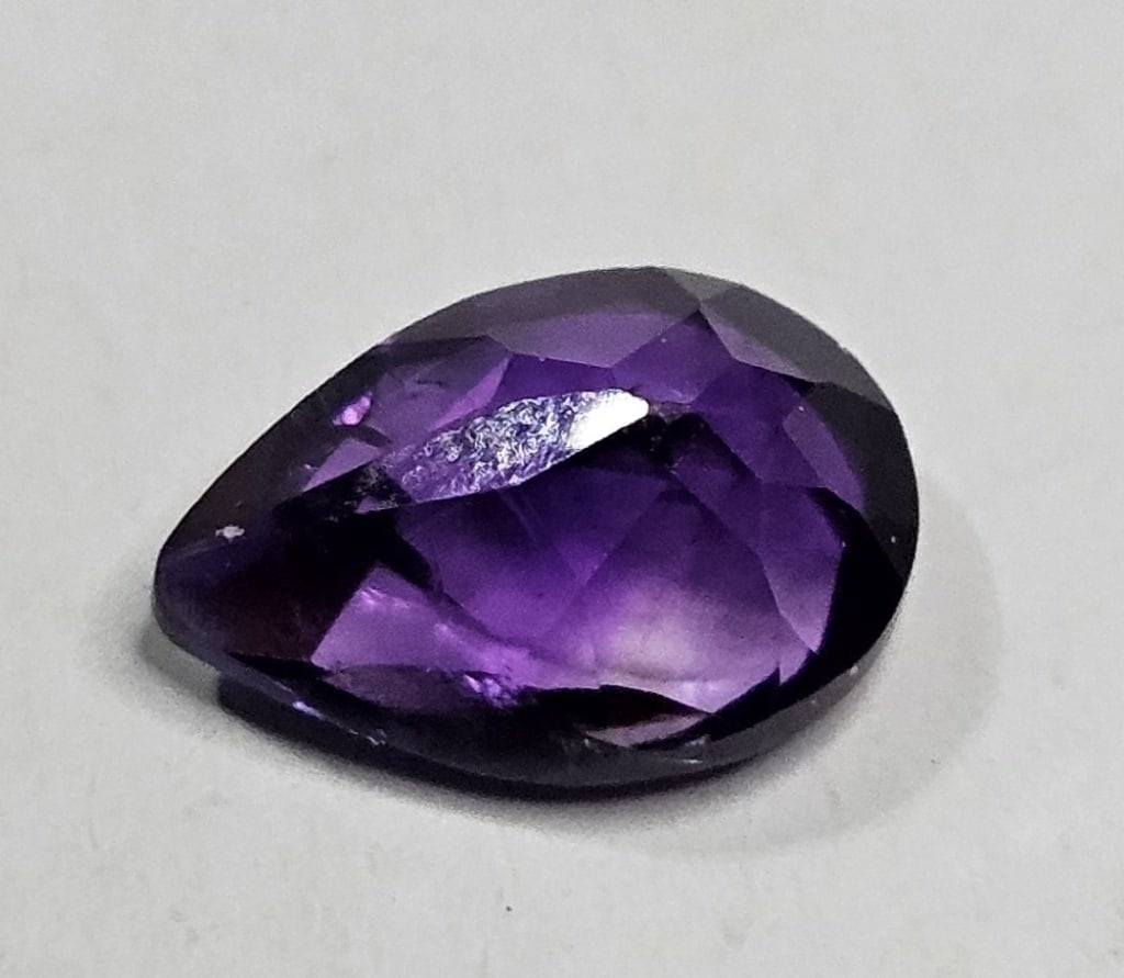 1.90 ct. Natural Pear Amethyst Gemstone - 2