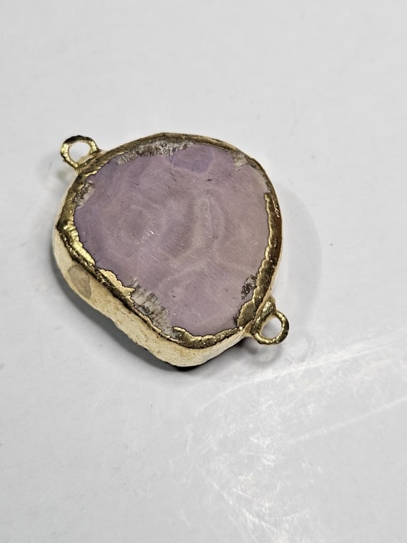 Druzy Pendant Gold Plated - 2