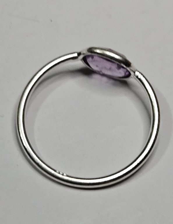Sterling Silver Amethyst Ring - 2