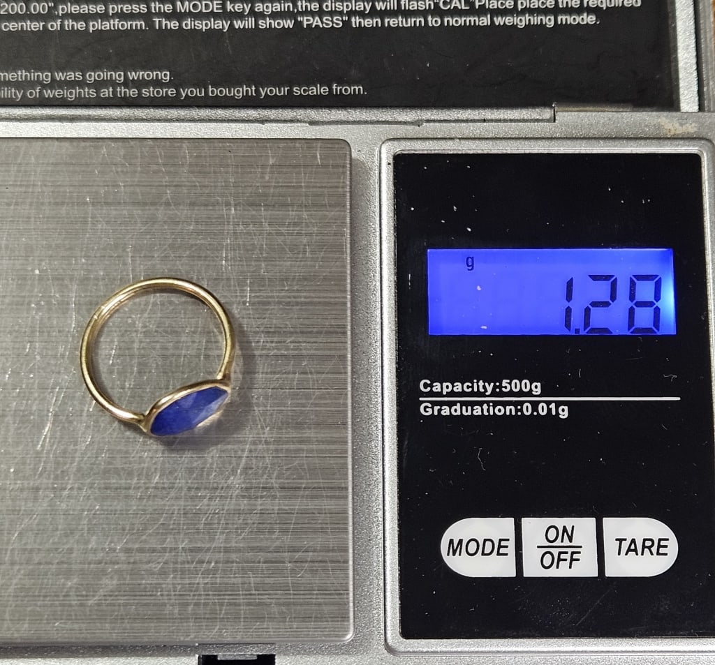 G/P Sterling Silver Lapis Lazulli Ring - 4