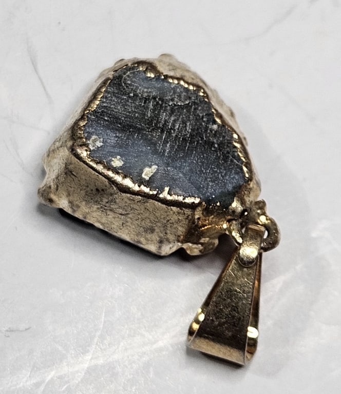 Amethyst Cluster Gold Plated Pendant - 2