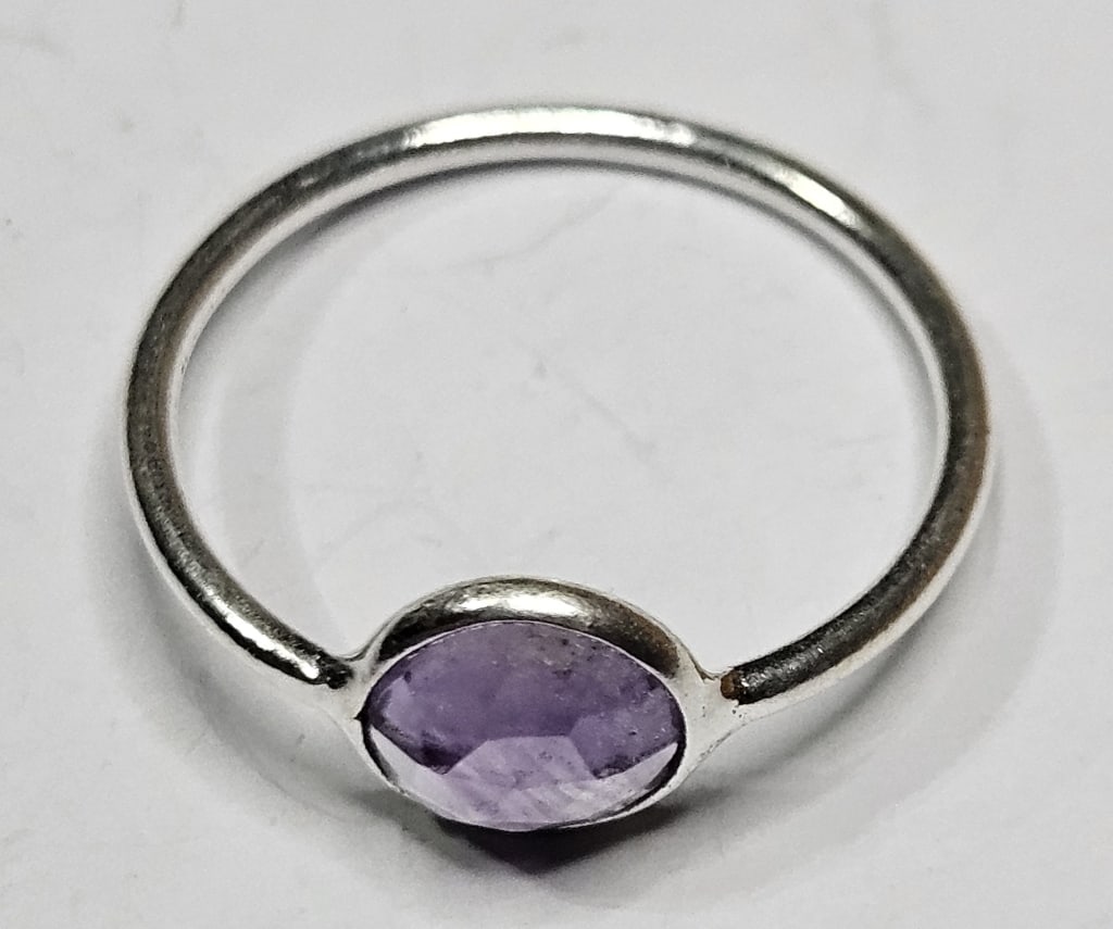 Sterling Silver Amethyst Ring (1 of 4)