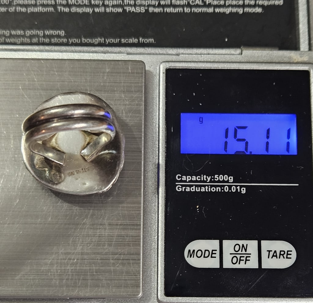 Sterling Silver Rhodochrosite RIng - 4