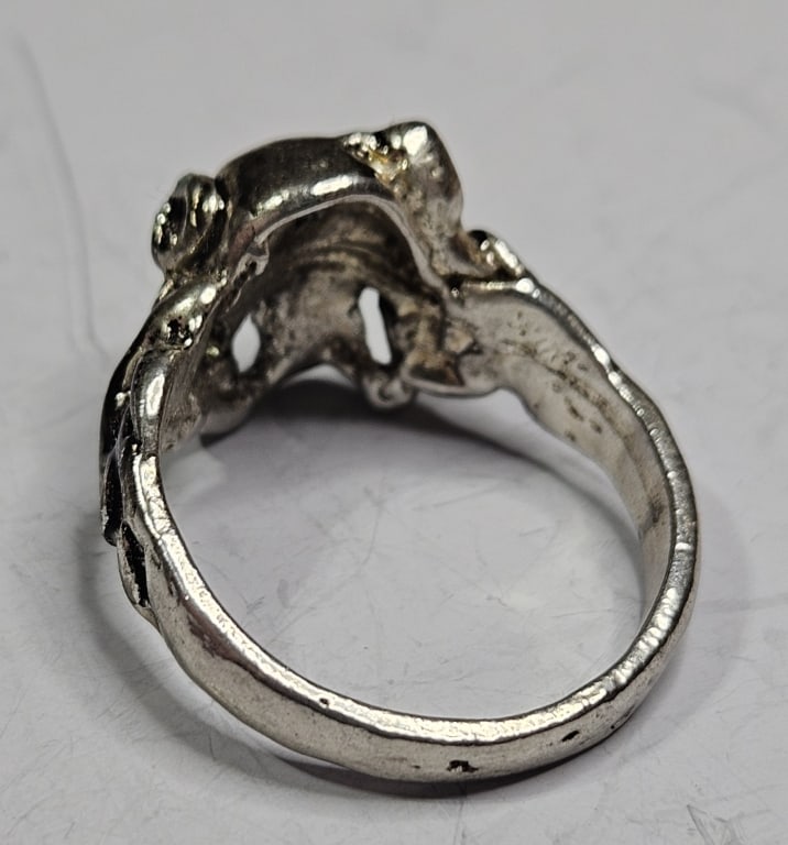 Sterling Silver Skull Ring - 2