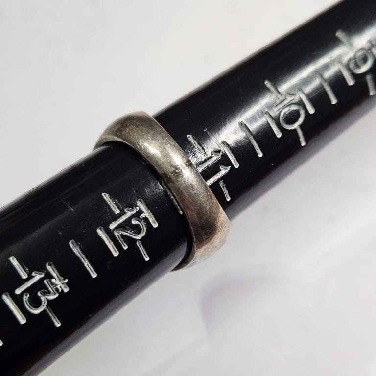 Sterling Silver 1930's Jadeite Ring - 3