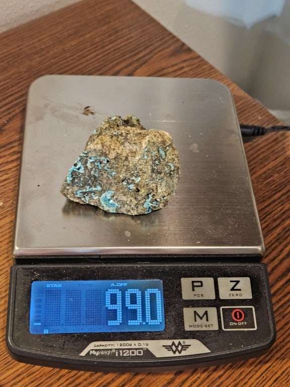 99 gram Natural Chrysocolla Specimen - 5