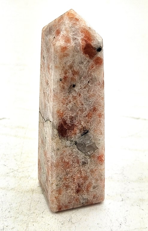 68.3 gram Natural 4 sided Sunstone Tower (1 of 5)