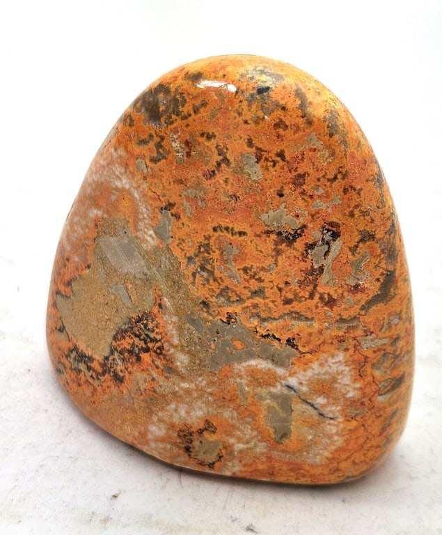 3 inch Natural Bumble Bee Jasper Dome Specimen: Item is the exact item in the image- Bidder is responsible for all value and grade dtermination - Please review all terms and conditions prior to placing any bids-