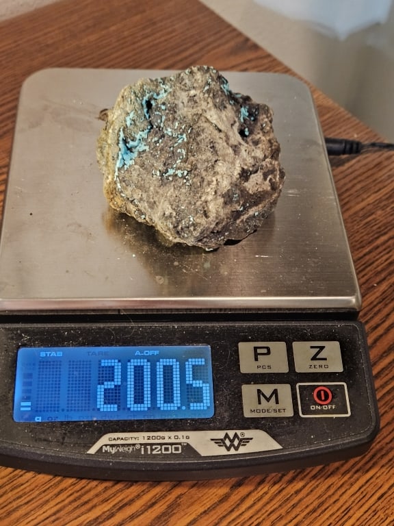 200.5 gram Natural Chrysocolla Specimen - 5