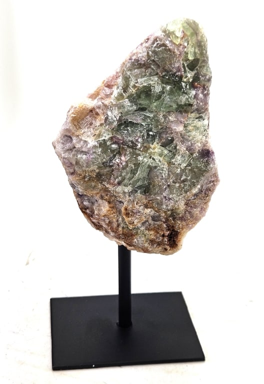 439.5 gram Rainbow Flourite Specimen on Stand (1 of 4)