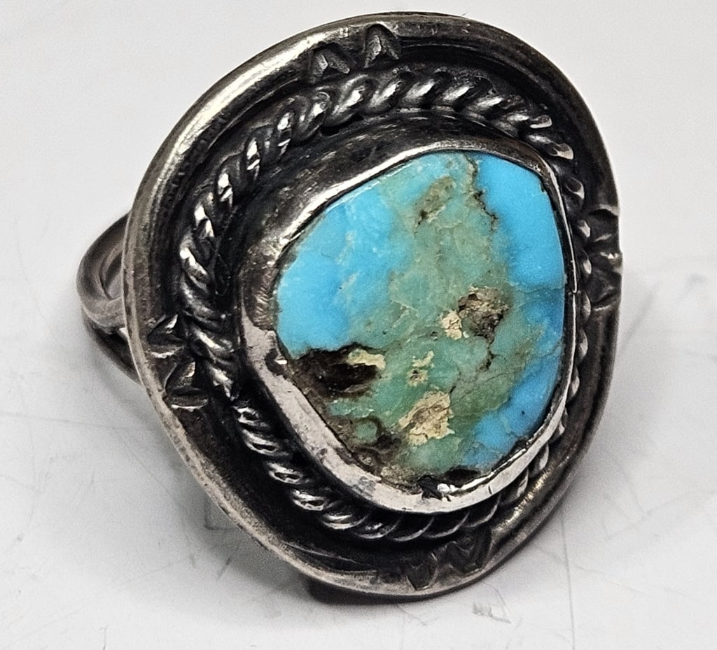 Sterling Silver Turquoise Ring (1 of 4)
