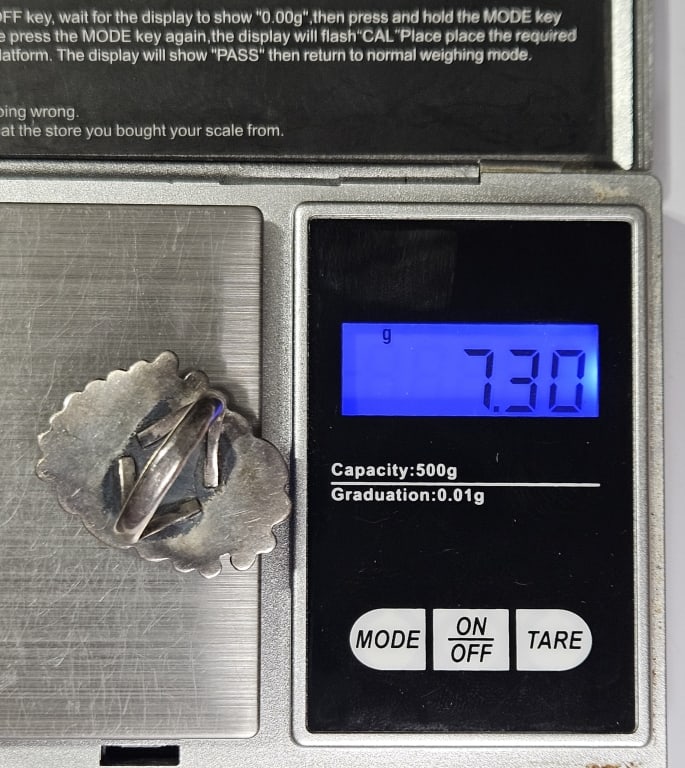 Sterling Silver Turquoise RIng - 5