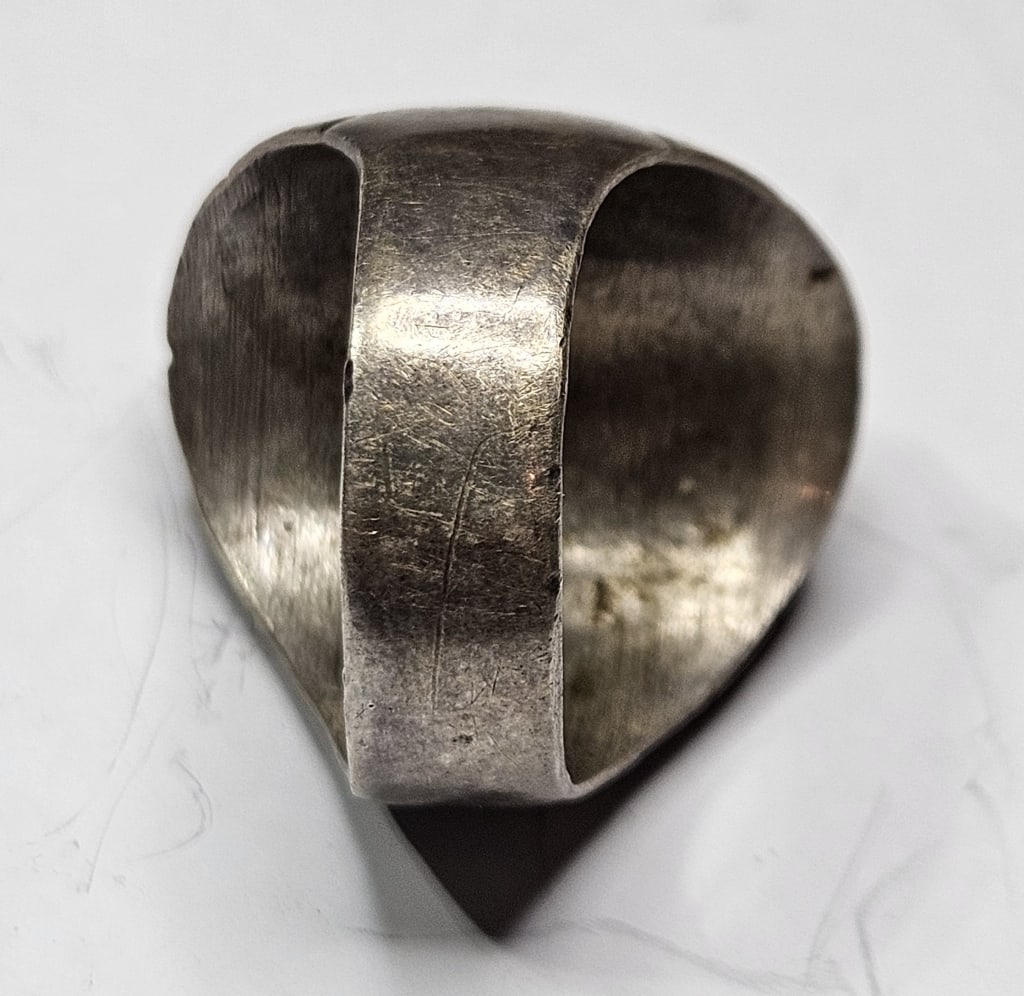 Vintage Native American Coral/Turquoise Ring - 2