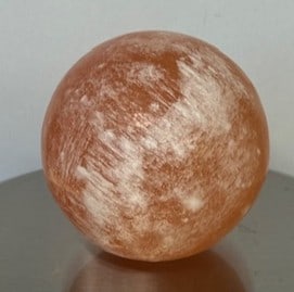~WOW~ Orange Selenite Round Ball: STAND NOT INCLUDED - Item is the exact item in the image - Bidder is responsible for all value and grade determination - Please review all terms and conditions prior to placing any bids- All