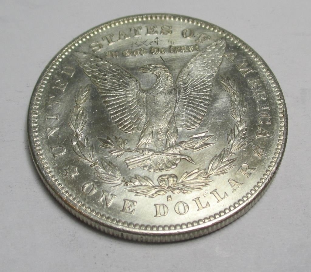 1879 s BU Grade Morgan Silver Dollar - 2