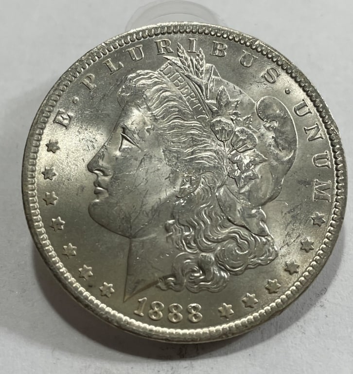 1888 P Crisp BU Grade Morgan Dollar Better Date: Item is the item in the image. Bidder must determine grade and value by your bid amount. Please refer to all the terms set forth in this auction.