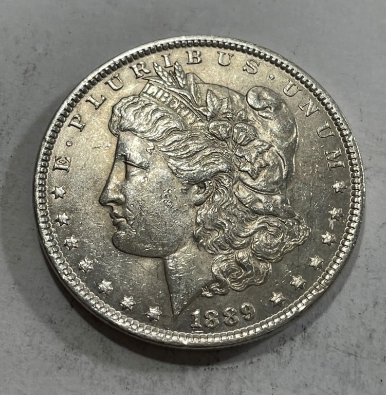 1889 P AU/BU Grade Morgan Silver Dollar (1 of 2)