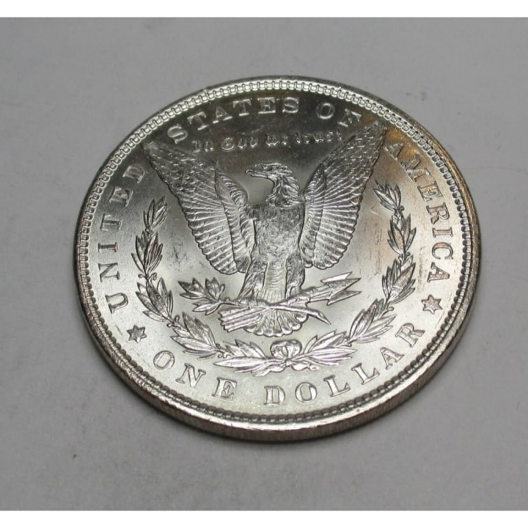 1887 P BU Grade Morgan Silver Dollar - 2