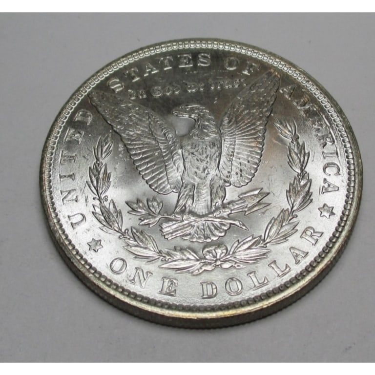1887 P BU Grade Morgan Silver Dollar - 2