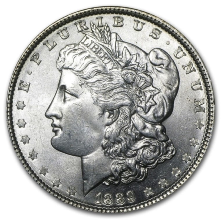 1889 P BU Morgan Silver Dollar (1 of 2)