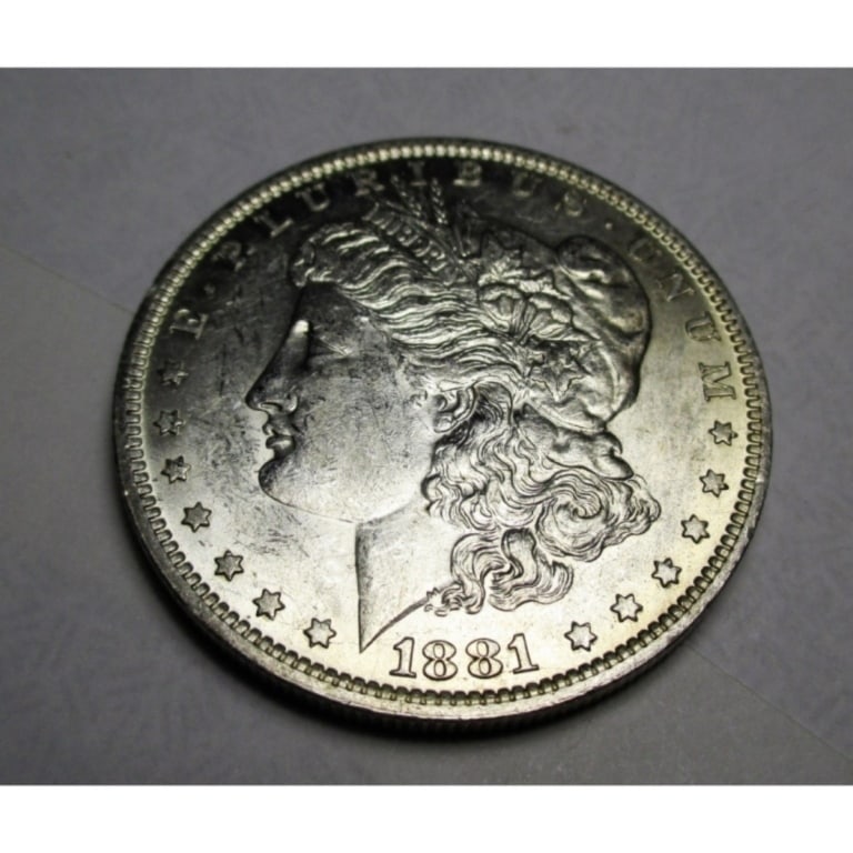 1881 o Better Date BU Grade Morgan Dollar: Type will be our choice and from on hand at time of sale. Item is the EXACT ITEM in the image. Bidder is responsible for all value and determination of value. The images are high 