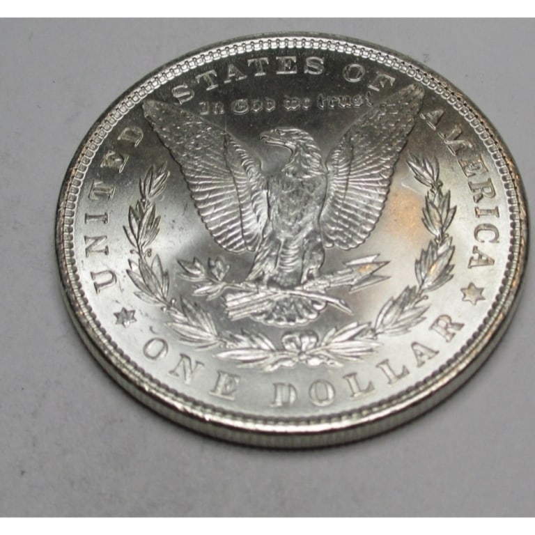 1886 P BU Grade Morgan Silver Dollar - 2