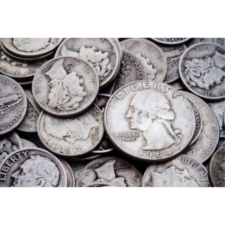 $10 Face Value 90% Silver Coins: Items will be as described in title - The image for bulk items are stock images - Please review the entire terms and conditions prior to placing any bids. All terms apply -