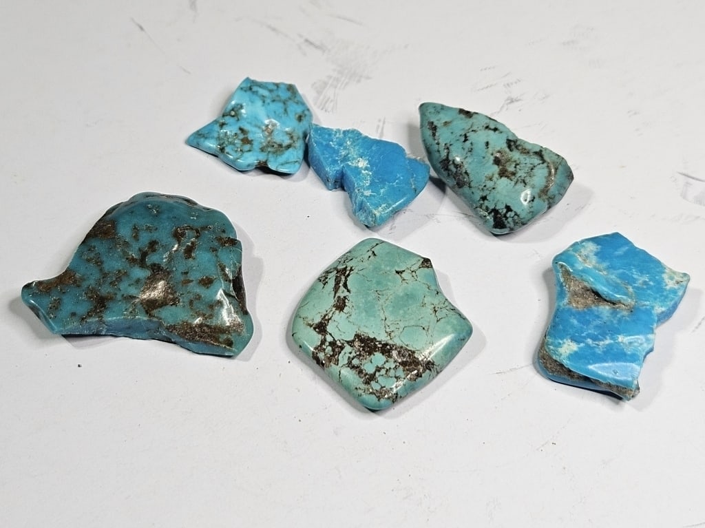 85.40 tcw. Natural Freeform Turquoise Parcel: Item is the exact item in the image- Bidder is responsible for all value and grade determination- Please review all terms and conditions prior to placing any bids - All bids are an