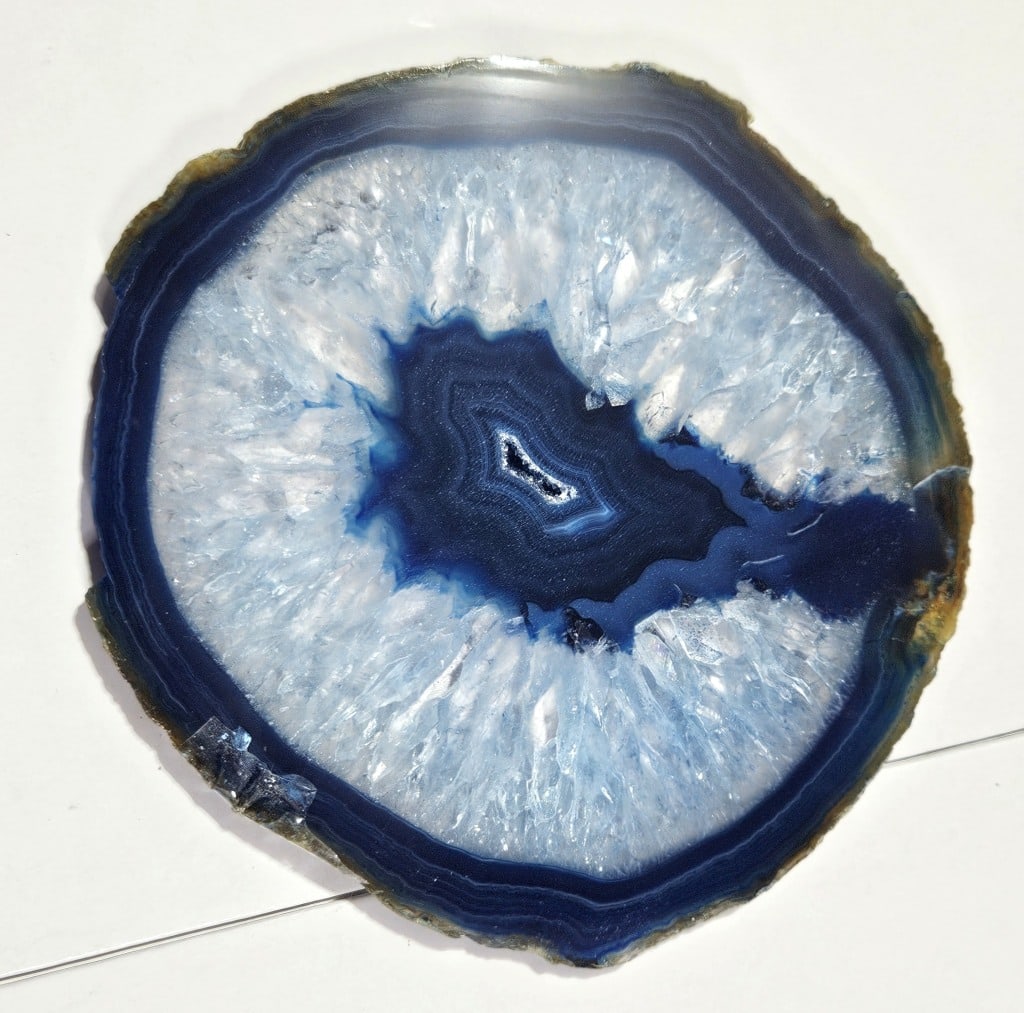 Fine Blue Agate Slab - 3