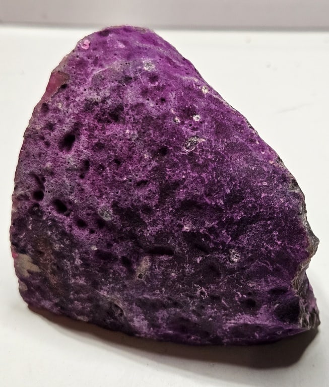 Purple Dyed Agate Stand Up Specimen - 3