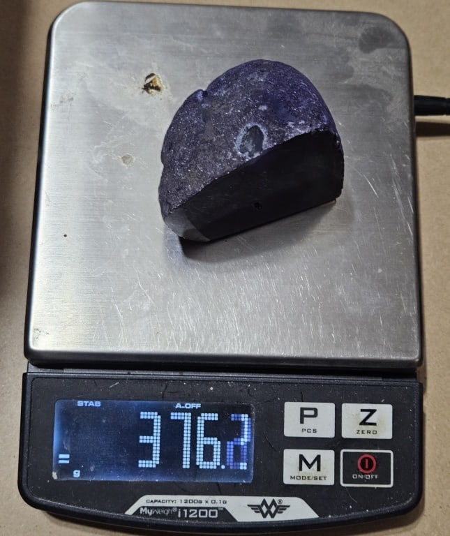 Pueple Dyed Agate Stand Up Specimen - 6