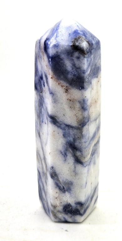 5 inch Natural Afghanite Polished Point Tower: Item is the exact item in the image - Please review all terms and conditions prior to placing any bids - Bidder is responsible for all value grade dtermination - All sales final and any bid is an agre