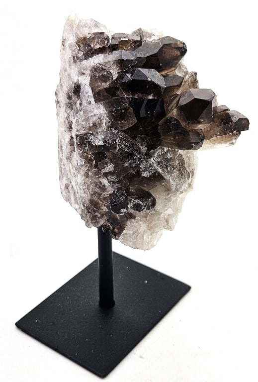 Spectacular Smokey Quartz Specimen on Stand: Item is the exact item in the image - Please review all terms and conditions prior to placing any bids - Bidder is responsible for all value grade dtermination - All sales final and any bid is an