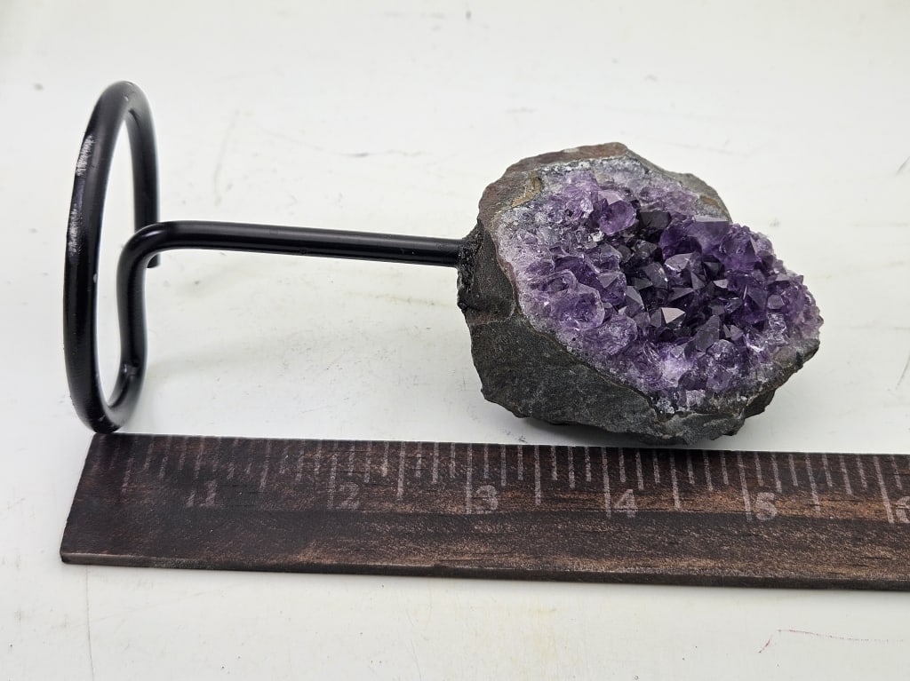 Uruguay Amethyst Cluster on Stand - 3