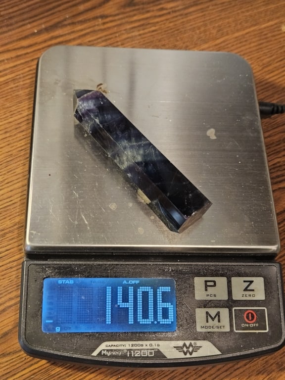 Natural Flourite Polished Tower Point - 5