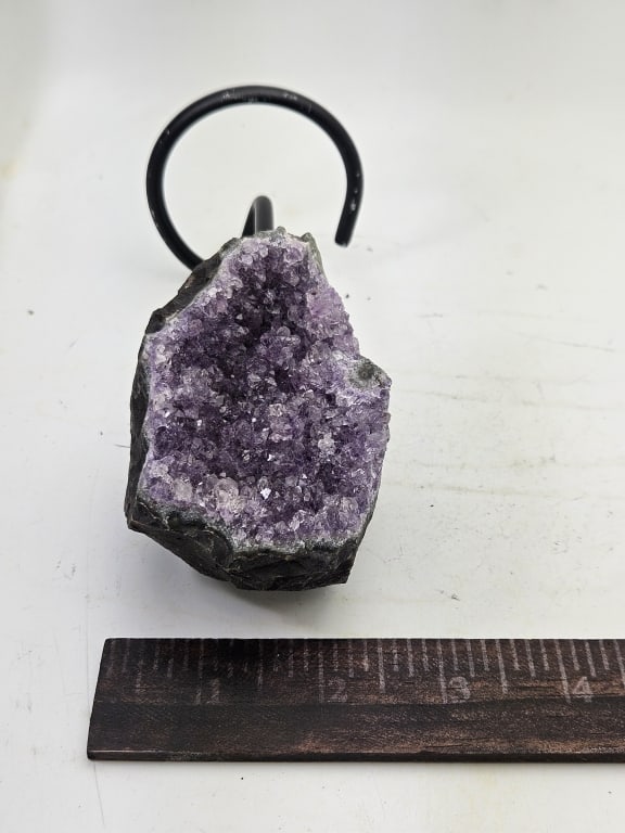 Uruguay Amethyst Cluster on Stand - 4