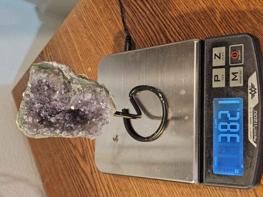 Fine Uruguay Amethyst Cluster on Stand - 5