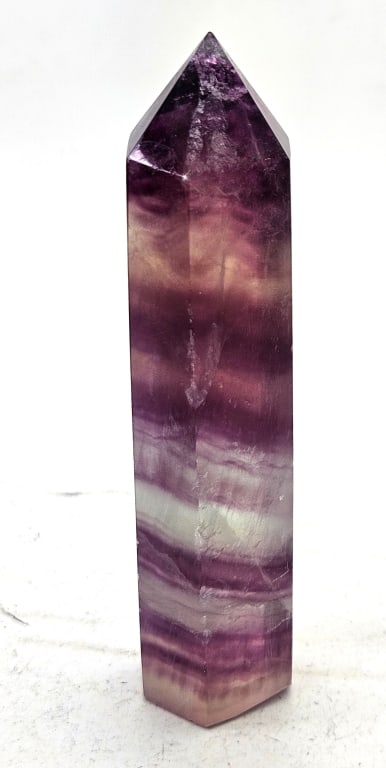 6 sided- Purple Flourite Polished Tower Point (1 of 5)