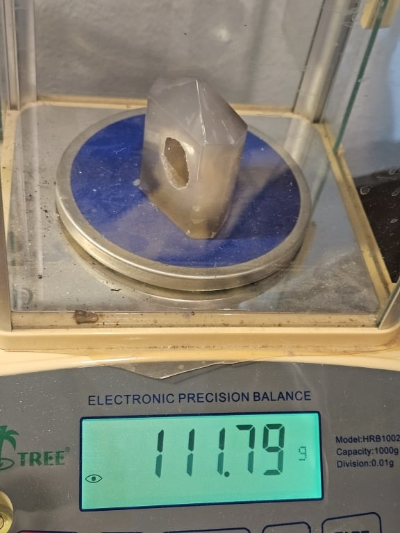 Fine Agate Stand Up w/ Druzy Geode - 5