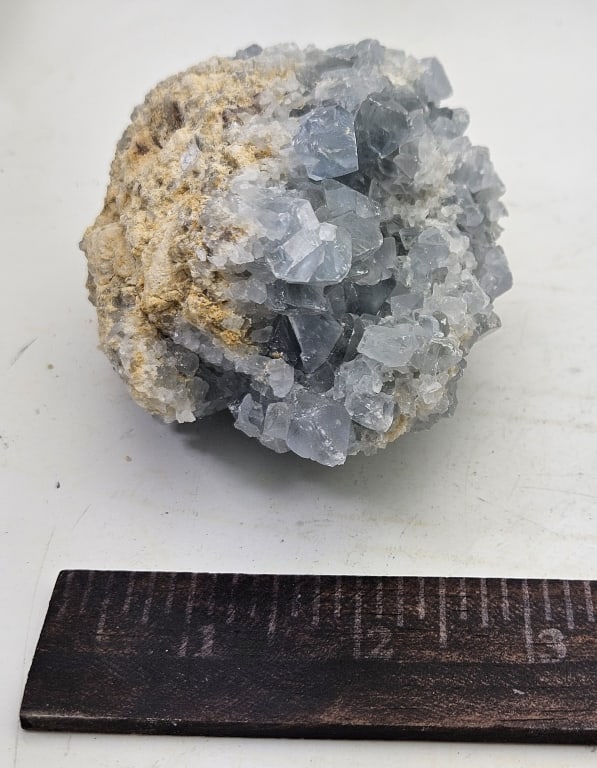 Fine Celestite Crystal Cluster Specimen - 3